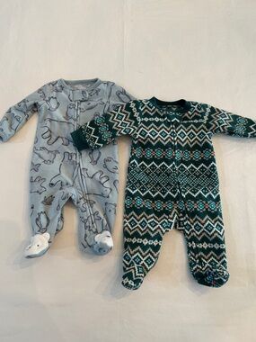 Carter's Newborn Fleece Sleeper (2)